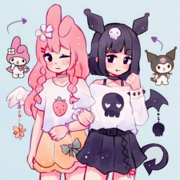 عکس کاربر - kuromi and melody