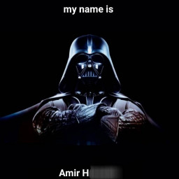 عکس کاربر - Amir H = Darth Vader