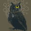 عکس کاربر - Black Cyclops Owl