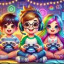 عکس کاربر - three small gamers