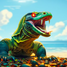 دانلود Komodo Dragon : Dragon Games