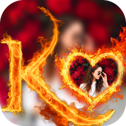 دانلود Fire Text Photo Frame