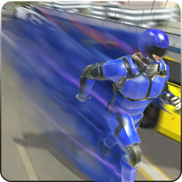Super Light Speed Robot Superhero