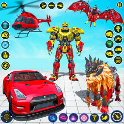 دانلود Lion Robot Transform Games 3d