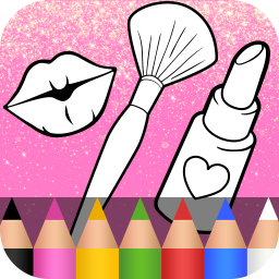 Glitter Beauty Coloring Book ❤