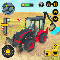 Village Excavator JCB Games