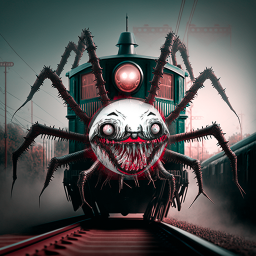 Choo Choo Spider Scary Train