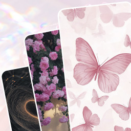 دانلود Aesthetic Pink Black Wallpaper