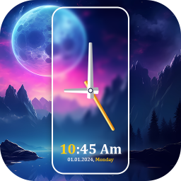 دانلود Custom Clock Live Wallpaper