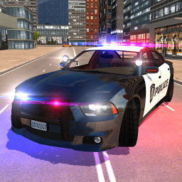 American Fast Police Car Driving: Offline Games