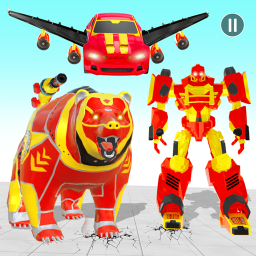 Bear Robot Car Transform Games