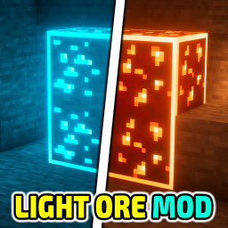 دانلود Light Ore Mod for MCPE