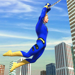 Flying Hero Crime Simulator: Miami Crime City Game