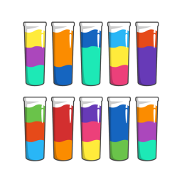 Cups - Water Sort Puzzle Game