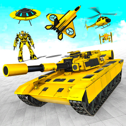 Flying Robot Car Transform: Tank Robot Games