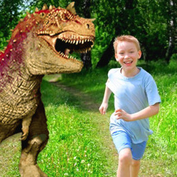 Jurassic Dinosaur Photo Montage