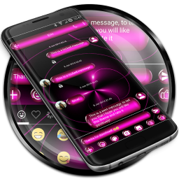 دانلود SMS Messages SpheresPink Theme