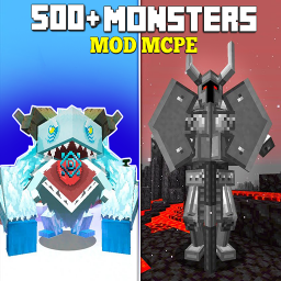 دانلود 500 Mobs Mods for Minecraft PE