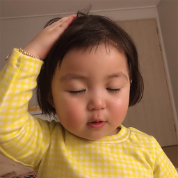 Cute Baby Stickers: Jin Miran