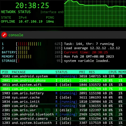 Hacker Style Launcher