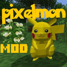 Pixelmon in Minecraft. Mods
