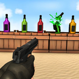 دانلود Knock Bottles Down Gun Games