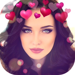 Heart Crown Photo Editor - Kawaii Camera Filters