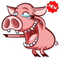 🐷🐽 Pigs Stickers Packs WAStickerApps