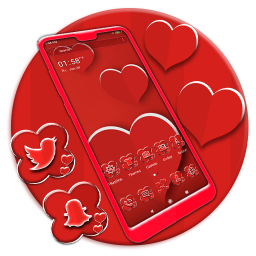 دانلود Valentine Red Heart Theme