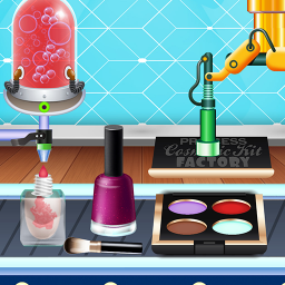 Princess Cosmetic Kit Factory: Makeup Maker Game