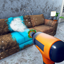 دانلود Power Gun House Washing Game