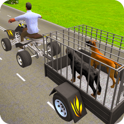 دانلود Pet Dog ATV Cargo Transport 3D