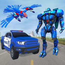 دانلود Flying Eagle Robot Car Games