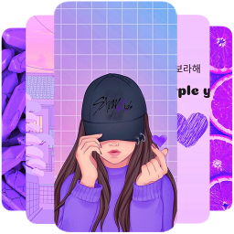 دانلود Purple Wallpaper offline 💜 I purple you 💜