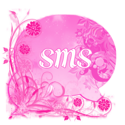 دانلود Pink Flowers Theme GO SMS Pro