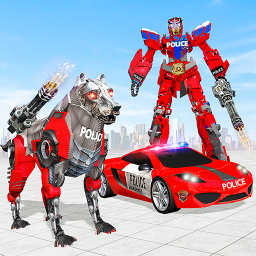 دانلود US Police Dog Robot Car Game