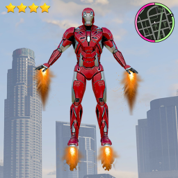 Flying Iron Super Power Gangster Crime Simulator