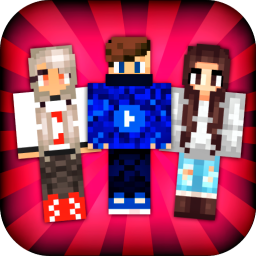 Skins YouTubers for Minecraft
