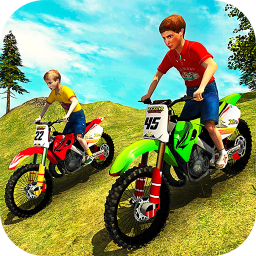 دانلود Kids Downhill Mountain Motorbike Riding