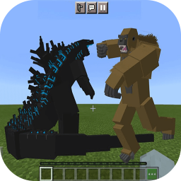 دانلود War Monster MOD - Godzilla vs Kong Mods For MCPE