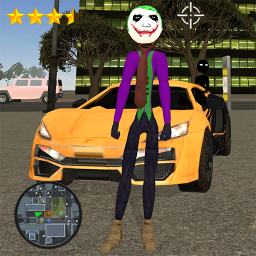 Grand Joker StickMan Vegas Crime Crime Simulator