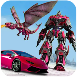 Flying Dragon Robot Transformation: Robot games 3D