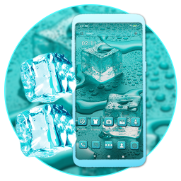 دانلود Ice Cubes Mint Launcher Theme
