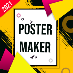 Poster maker with photo and text