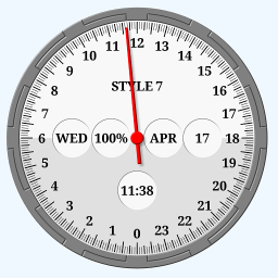 دانلود One Hand Analog Clock-7