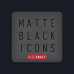 Matte Black Icon Pack