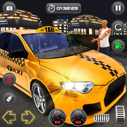 Crazy Car Taxi Simulator