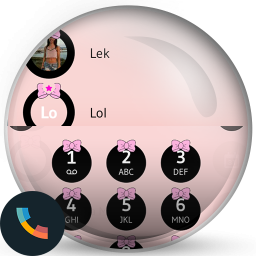 دانلود Theme Dialer Ribbon Pink