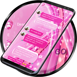 دانلود SMS Theme Sparkling Pink love