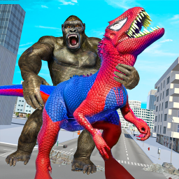 Gorilla City Rampage Angry Animal Attack Games